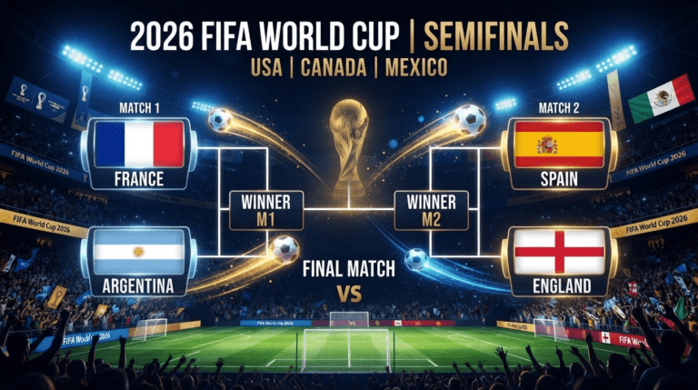 FIFA 세계랭킹 최상위 4개국 unicamente 잔존…사상 초유의 준결승전 조합 완성