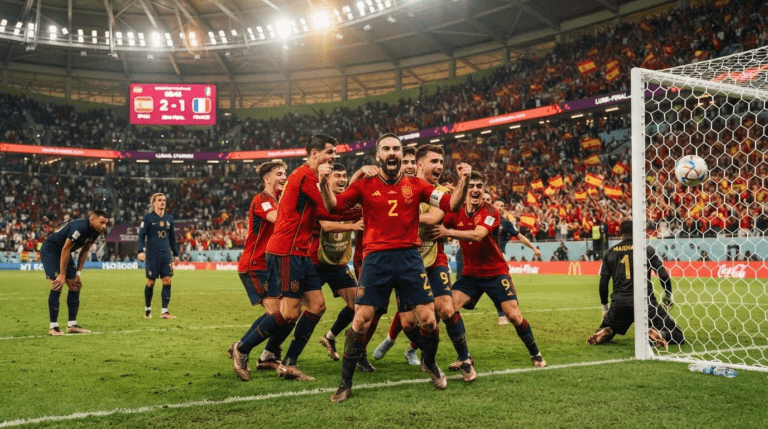‘무적함대’ 스페인, 프랑스 2-0 제압… 16년 만에 월드컵 결승행