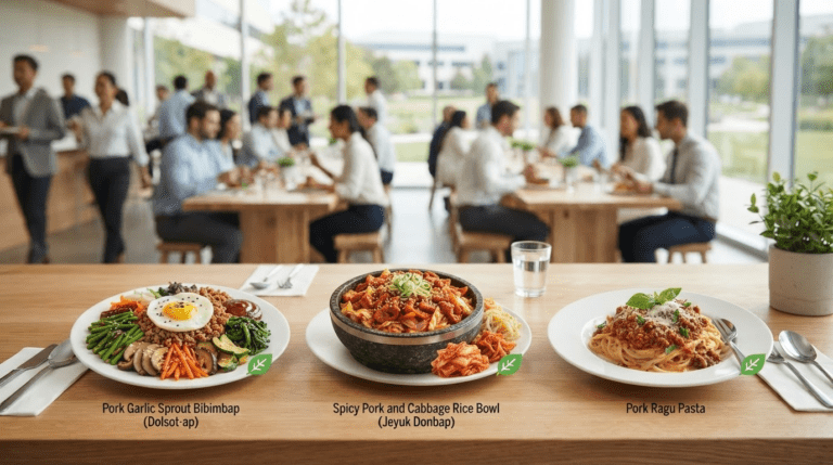 단체급식 시장에 '저탄소 친환경 돼지고기'를 가장 먼저 선보인 현대그린푸드