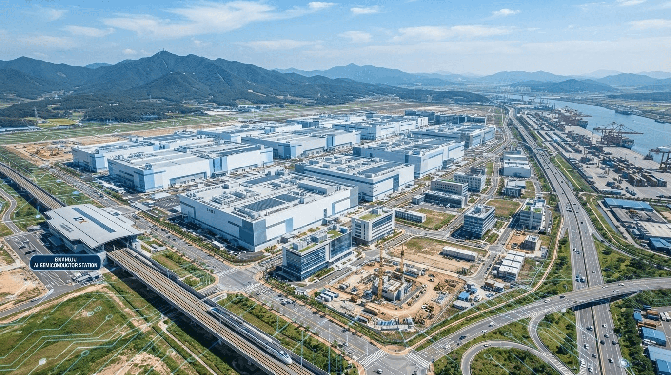 전남권 반도체 산업의 새 거점, 광주 군공항 부지에 조성 확정 호남 첨단 클러스터 탄생 예고