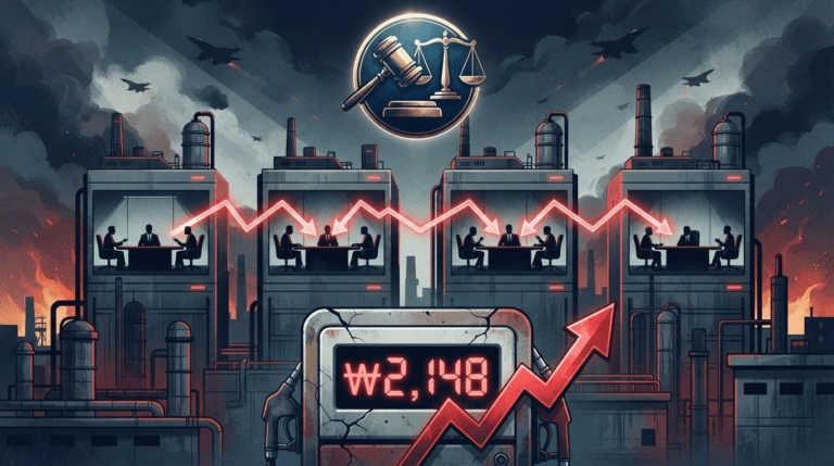 유가 폭등 전운 탓 · 정유 4사 26조 결탁 의혹 … 역대 최악 규모