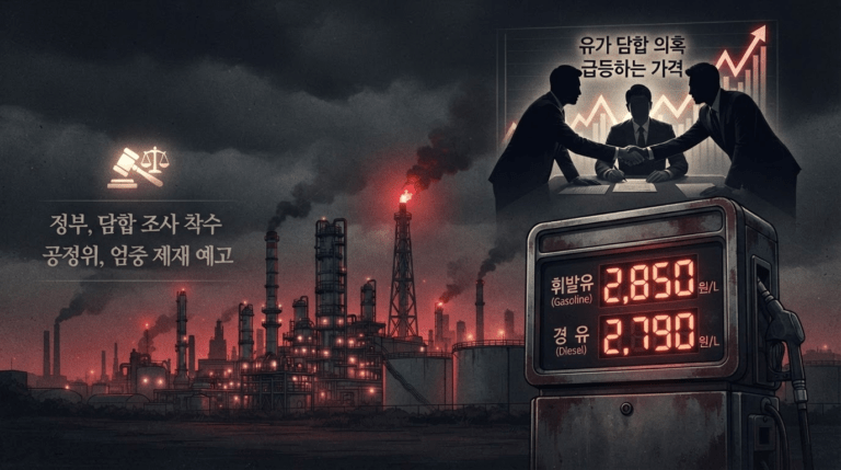 [속보] 검찰, 정유 4사 '26조원 기름값 담합' 혐의로 기소…정성호 "국민 고통 빼앗은 폭리" 질타