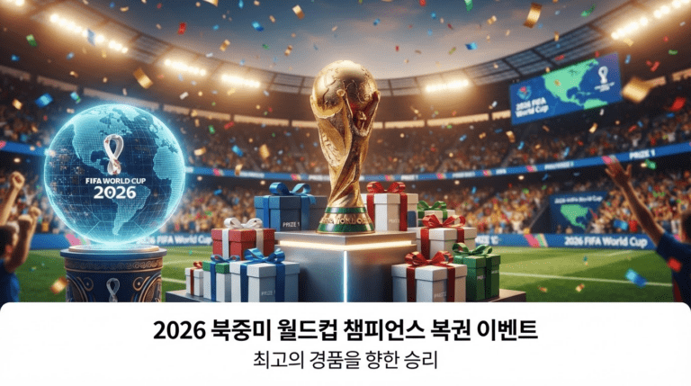 오는 19일까지 스포츠토토가 2026 북중미 축구대회 맞이하는 특별 이벤트를 진행한다.